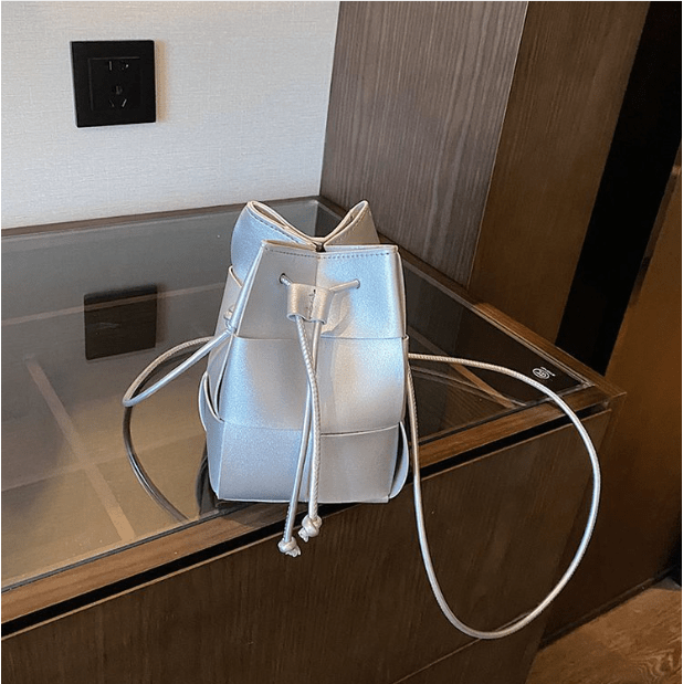 Variant image for Dames Crossbody Tas Zwart 25x20x10 cm Gevlochten Kunstleer-3